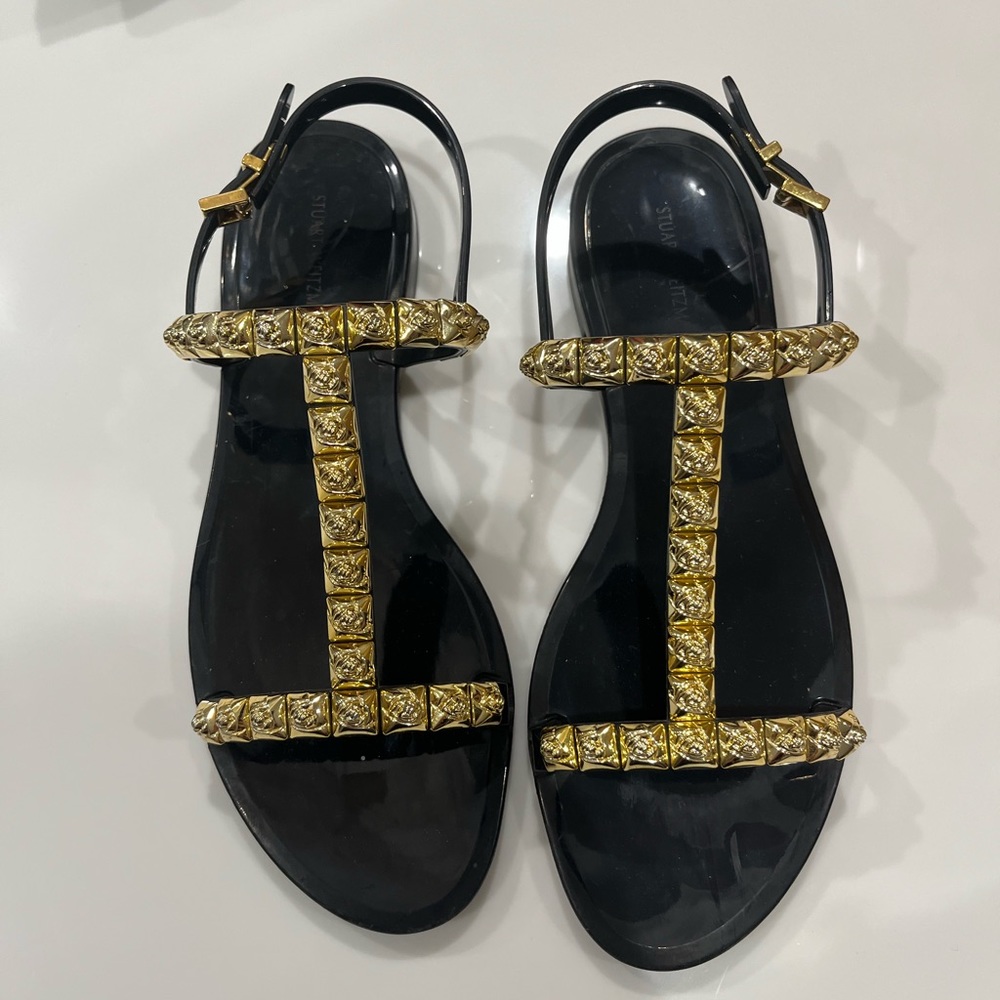Stuart weitzman jelly sandals!